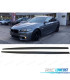 RAJOUTS BAS DE CAISSE BMW F10 F11 LOOK M PERFORMANCE NOIR MAT