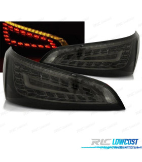 FEUX ARRIÈRE POUR AUDI Q5 08-12 LED FOND NOIR FUMÉ