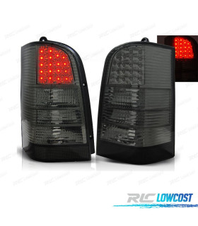 FEUX ARRIÈRE MERCEDES VITO W638 95-03 LED FOND CHROMÉ FUMÉ