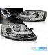 PHARES POUR VOLKSWAGEN VW JETTA VI 11-14 TRU DRL CHROMÉ