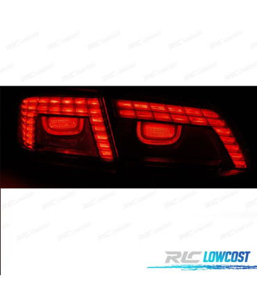 FEUX ARRIÈRE VOLKSWAGEN VW PASSAT 10-14 LED ROUGE FUMÉ