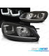 PHARES VOLKSWAGEN VW GOLF VI LIMOUSINE 08-13 FOND NOIR