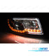 PHARES POUR AUDI A4 00-04 LED TUBE LIGHTS CHROMÉ