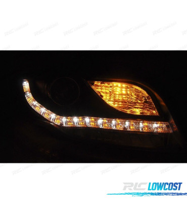 PHARES POUR AUDI A4 B7 04-08 NOIR