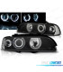 PHARES BMW E39 95-03 ANGEL EYES CCFL NOIR