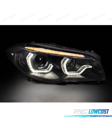 PHARES BMW F10 F11 10-13 XENON DRL NOIR