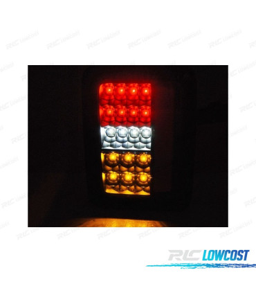 FEUX ARRIÈRE POUR JEEP WRANGLER 07-18 FULL LED NOIR