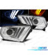 PHARES FORD MUSTANG 10-14 LED DYNAMIQUES CHROMÉS