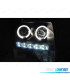 PHARES POUR FORD F150 08-14 ANGEL EYES LED NOIR