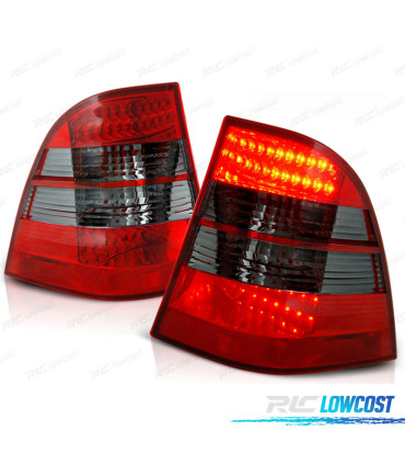 FEUX ARRIÈRE POUR MERCEDES ML W163 98-05 LED ROUGE FUMÉ
