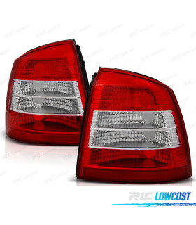 FEUX ARRIÈRE POUR OPEL ASTRA G 3P 5P 97-04 ROUGE CRISTAL