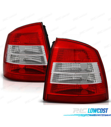 FEUX ARRIÈRE POUR OPEL ASTRA G 3P 5P 97-04 ROUGE CRISTAL