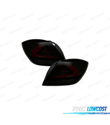 FEUX ARRIÈRE POUR OPEL ASTRA GTC 05-10 3P FULL LED NOIR FUMÉ
