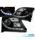 PHARES OPEL VECTRA C 02-05 FEUX DE JOUR À LED NOIRS