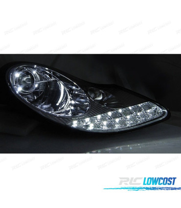 PHARES PORSCHE BOXSTER 96-04 NEW LED EDITION CHROMÉE
