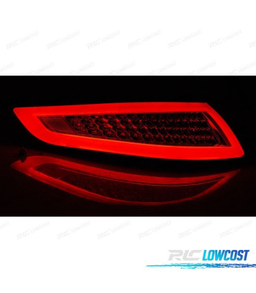 FEUX ARRIÈRE PORSCHE 911 997 04-09 LED BAR DYNAMIQUE ROUGE FUMÉ