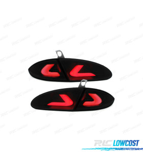 FEUX ARRIÈRE SEAT LEON 1P 04-09 CARDNA FULL LED FUMÉ