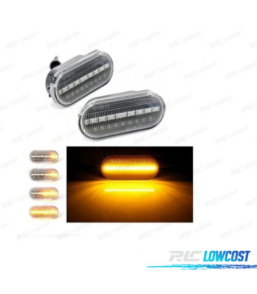CLIGNOTANTS LATÉRAUX  POUR SEAT LEON II 05-12 LED DYNAMIQUE