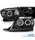 PHARES TOYOTA HILUX 05-11 ANGEL EYES LED NOIR