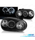 PHARES VOLKSWAGEN VW GOLF 4 ANGEL EYES NOIRS