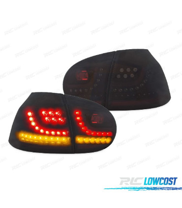 FEUX ARRIÈRE LED VOLKSWAGEN VW GOLF 5 03-08 DYNAMIQUE FUMÉ