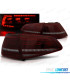 FEUX ARRIÈRE VOLKSWAGEN VW GOLF 7 12-17 LOOK GTI AVEC CLIGNOTANT LED DYNAMIQUE ROUGE FUMÉ