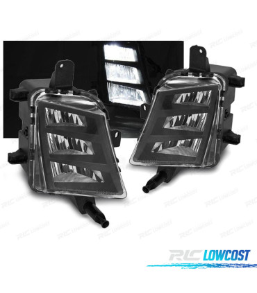 ANTIBROUILLARD VOLKSWAGEN VW GOLF MK 7.5 17-20 NOIR