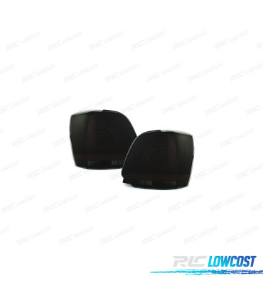 FEUX ARRIÈRE VOLKSWAGEN VW POLO 6R 09-14 HATCHBACK DYNAMIQUE CARDNA NOIR FUMÉ
