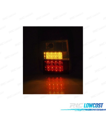 FEUX ARRIÈRE POUR VOLKSWAGEN VW T5 TRANSPORTER 03-09 LED ROUGE FUMÉ