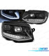PHARES POUR VOLKSWAGEN VW T6 15-19 TUBE LIGHT LED DRL CLIGNOTANT LED DYNAMIQUE