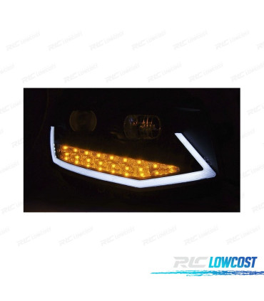 PHARES POUR VOLKSWAGEN VW T6 15-19 TUBE LIGHT LED DRL CLIGNOTANT LED DYNAMIQUE