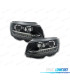 PHARES VW T6 15-19  DRL + CLIGNOTANTS LED DYNAMIQUES NOIR