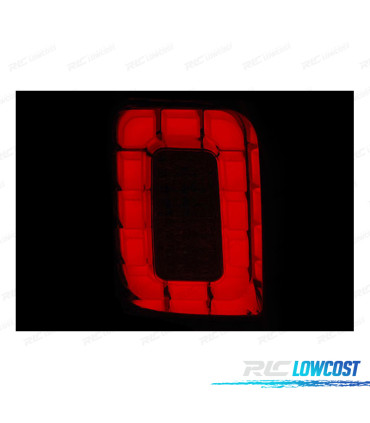 FEUX ARRIÈRE POUR VOLKSWAGEN VW T6 TRANSPORTER 15-19 LED BARRE ROUGE CLAIR