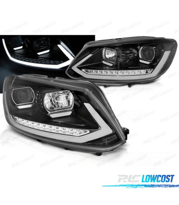 PHARES VOLKSWAGEN VW TOURAN II S 10-15 TRU DRL CLIGNOTANTS LED DYNAMIQUES