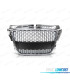 CALANDRE AUDI A3 8P 8PA 08-12 LOOK RS CHROMÉ NOIR