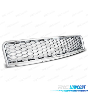 CALANDRE AUDI A4 B6 00-04 LOOK RS CHROMÉ
