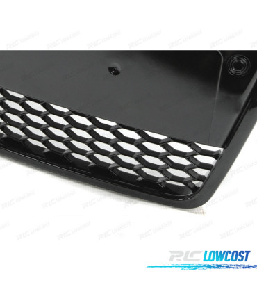 CALANDRE AUDI A6 C6 04-08 LOOK RS NOIR BRILLANT