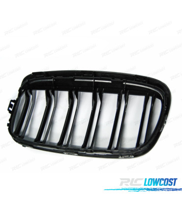 CALANDRES BMW F45 F46 15-17 DOUBLE BARRE NOIR BRILLANT