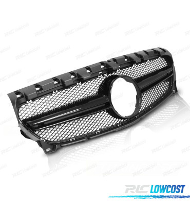 CALANDRE MERCEDES CLA W117 13-16 LOOK AMG NOIR BRILLANT