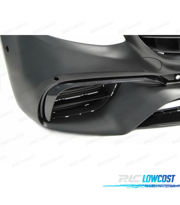 PARE-CHOCS AVANT MERCEDES W213 16-19 LOOK E63 AMG PDC