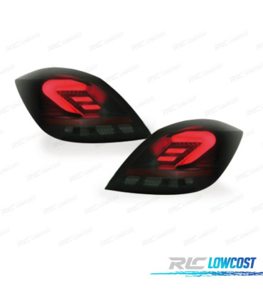 FEUX ARRIÈRE POUR OPEL ASTRA 05-10 CARDNA FULL LED NOIR FUMÉ