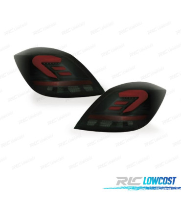 FEUX ARRIÈRE OPEL ASTRA H 5P 05-10 CARDNA FULL LED NOIR FUMÉ