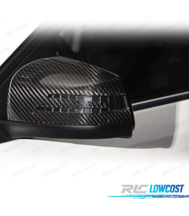 COQUES RETROVISEURS CARBONE MERCEDES CLASSE A B C E S CLA GLK GLA 06-18