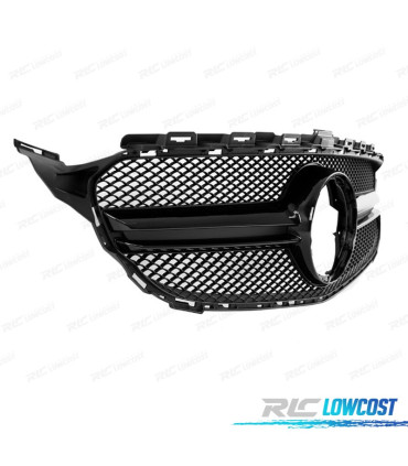 CALANDRE MERCEDES W205 FACELIFT 18- LOOK AMG NOIR BRILLANT