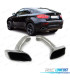 EMBOUTS D'ÉCHAPPEMENT BMW X6 E71 08-14 LOOK M CHROMÉ + CADRE D'ÉCHAPPEMENT