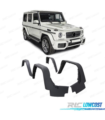 KIT CARROSSERIE MERCEDES CLASSE G W463 LOOK AMG G65 PDC PARE CHOCS FRONTAL + 4 AILES