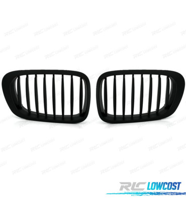 CALANDRES BMW E46 COUPÉ 99-03 CABRIO 00-03 NOIR MAT