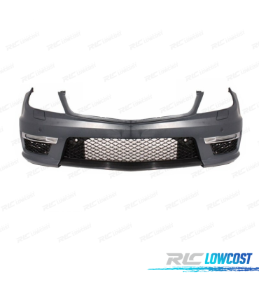 PARE CHOCS FRONTAL MERCEDES CLASSE C W204 11-14 LOOK AMG C63 AVEC PDC