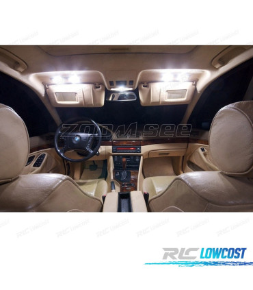 KIT 19 AMPOULES LED INTÉRIEUR BMW E39 5 SÉRIE BERLINE 520I 535I 525I 528I 530I 540I M5 96-03