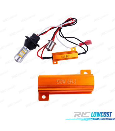 AMPOULES DAYLIGHT BAU15S LED DRL + CLIGNOTANTS CANBUS